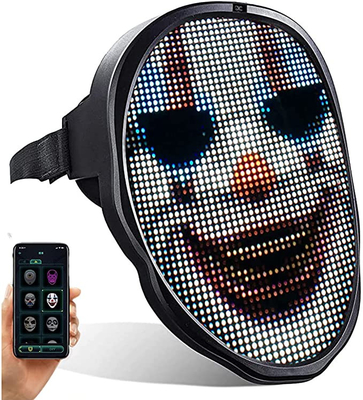 Programmierbare intelligente LED-Gesichtsmaske mit MAh Battery App Control 2000