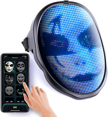Gesichtsmaske app-und Gesten-Steuer-Smarts LED wieder aufladbar