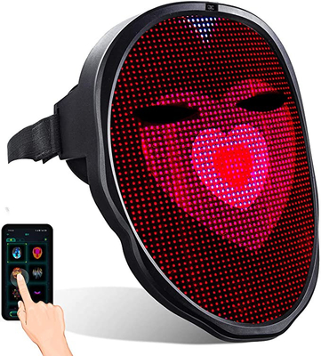 Gesichtsmaske DIY Smart LED führte helle oben Vollmaske mit Akku