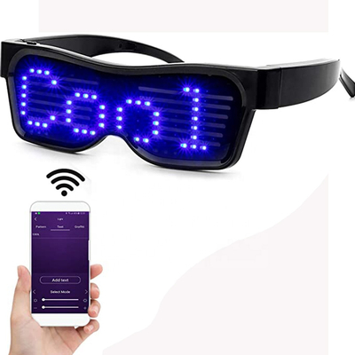 Bluetooth-App schloss programmierbare Brillen LED-Glas-Smarts DIY an