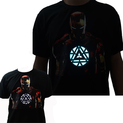 Lichtemittierendes LED Beleuchtungs-T-Shirt EL weiche leuchtende Kleidung
