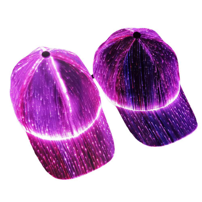 Leuchtende LED-Baseballmütze-Hüte mit 7 Farbeheller USB Aufladung