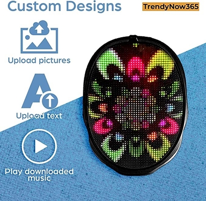 Programmierbare intelligente LED-Gesichtsmaske mit MAh Battery App Control 2000