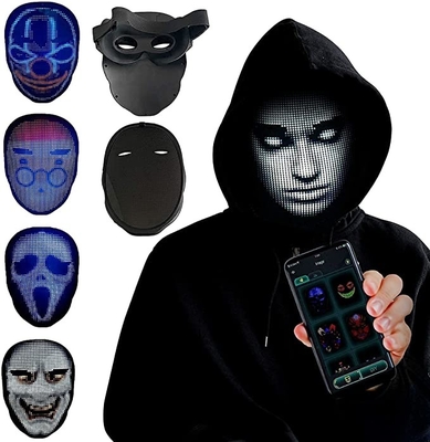 APP steuerte intelligente Verschiebungsled-Gesichtsmaske besonders anfertigte Muster-Antriebskraft-Bilder