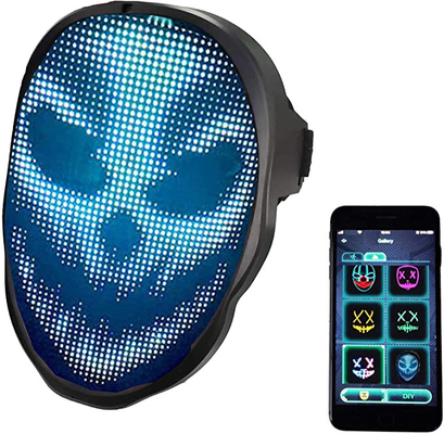 APP steuerte intelligente Verschiebungsled-Gesichtsmaske besonders anfertigte Muster-Antriebskraft-Bilder