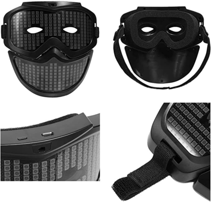 Programmierbare LED, die Gesichtsmaske USB zu Gesichtsausdruck C Charing DIY beleuchtet