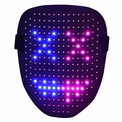 Gesichtsmaske 5V 1A LED mit dem Gesten-Abfragungs-Licht, das oben in die Dunkelheit glüht