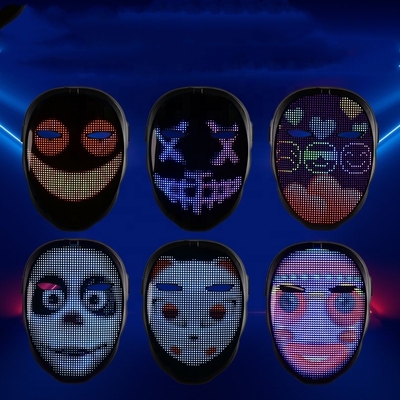 Gesichtsmaske-Telefon der Partei-steuern intelligentes LED Bluetooth-Programm DIY
