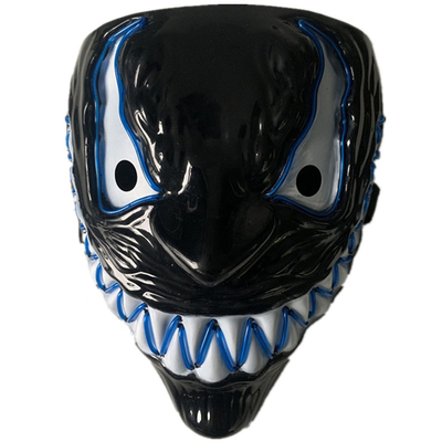 Furchtsames Licht Gift-Halloweens herauf Maske mit Neon-EL verdrahten 3 Kopie &quot;Heller&quot;