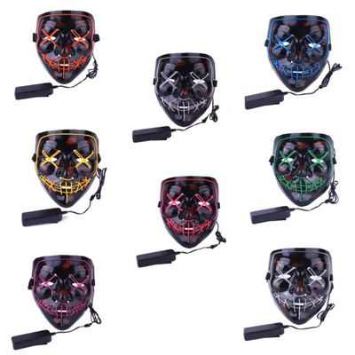Gesichtsmaske-volles Gesicht LED leuchten leuchtendes Halloween LED für Erwachsene