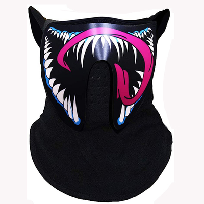 Gesichtsmaske-Ton-reagierender Gift-Entwurf der Party-Stimmenled