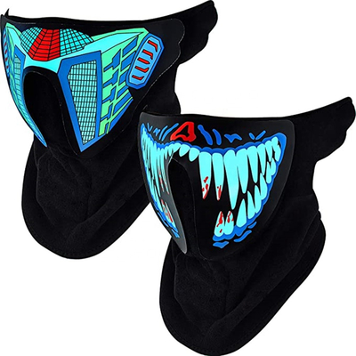 Solides Musik-Partei-Masken-Polyester Mesh Fabric des Sensor-LED