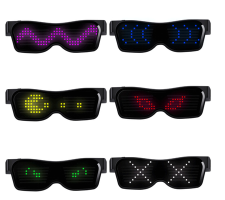 Leuchten Sie programmierbaren LED-Gläsern mit App-Steuerung Bluetooths Smartphone