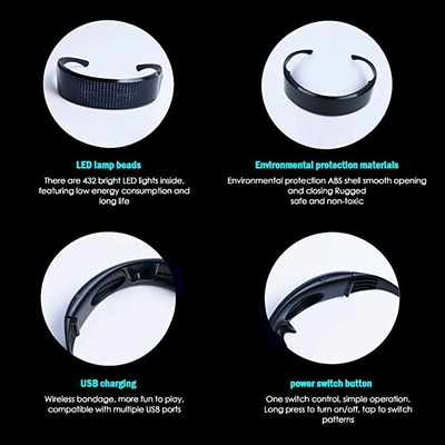 Glas-Programmnachricht-Animations-Zeichnungs-Entzerrer Bluetooths LED leuchtender