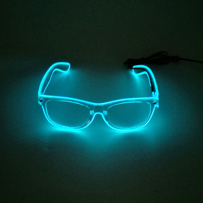 Leuchtende LED Gläser der klaren Rahmen-Linsen-mit dem hellen Neonblitzen