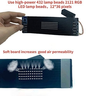 Programmierbarer Hut Bluetooths LED fertigte App-Steuer-Smart-Kappe besonders an