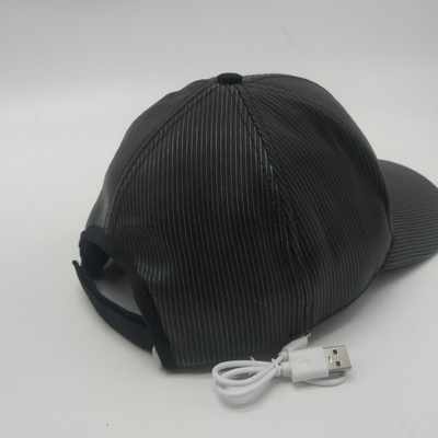 Leuchtende LED-Baseballmütze-Hüte mit 7 Farbeheller USB Aufladung