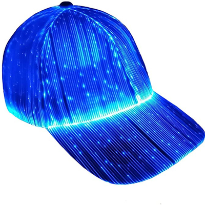 Optik-LED Licht der Faser-herauf Baseball-Mütze-Unisex Größe passt ganz