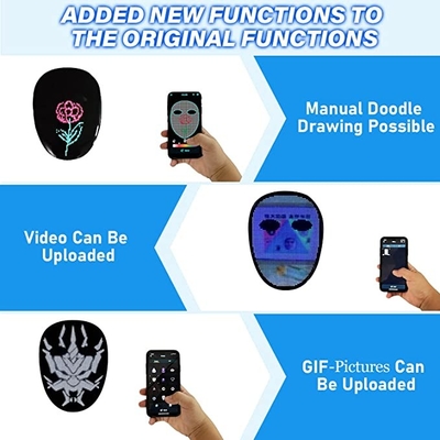 programmierbare intelligente geführte 3600pcs Gesichtsmaske für Halloween-Partei Cosplay