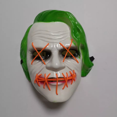 Grüne Spassvogel Halloween führte helle oben Maske für Maskerade-Partei Cosplay