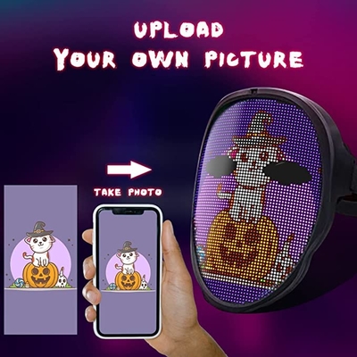 App programmierbares Halloween führte Masken-Gesicht für Cosplay-Maskerade