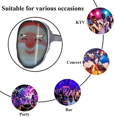 Programmierbare Maske Bluetooths LED für Kostüm Cosplay-Partei-Maskerade