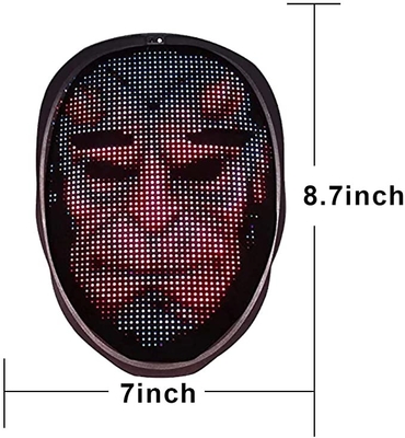 Programmierbare Maske Bluetooths LED für Kostüm Cosplay-Partei-Maskerade