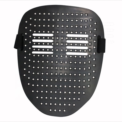 Partei-Maske Halloweens LED mit der Geste, die LED abfragt, beleuchtete Gesichts-Umwandlungsmaske