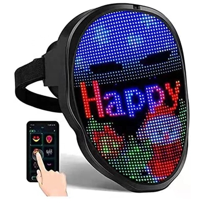 Der APP-Steuerpartei-LED wieder aufladbare DIY Bild-Fotos Maske USBs für Halloween Cosplay