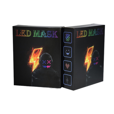 Mehrfarben-Gesichtsmaske-automatischer Induktions-Schalter-leuchtende Maske Halloweens LED