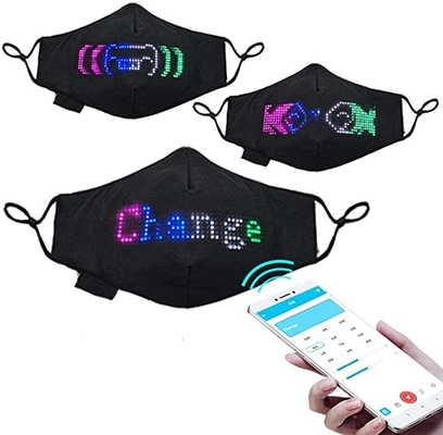 Gesichtsmaske-Bluetooth-App des Partei-Festival-steuerte programmierbarer LED wieder aufladbares USB