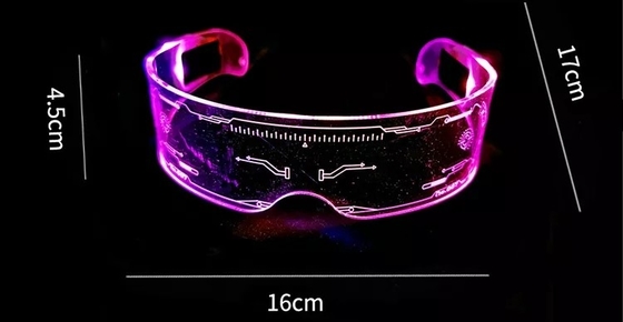 Des Leuchtungs-leuchtende LED Gläser Partei-Bar-Club-mit 7 Farben