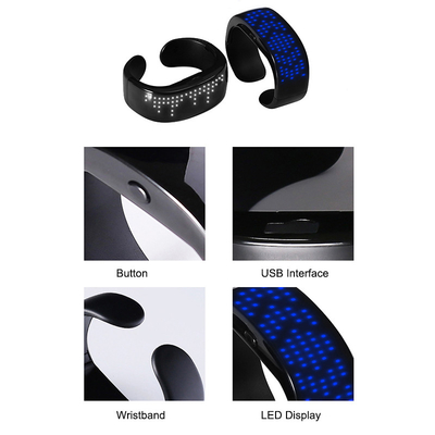 Armband Bluetooths Fernsteuerungs-LED App Programe-Text-Muster